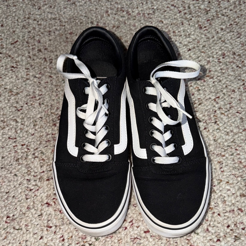Vans Classic Fabric Black and White Sneakers